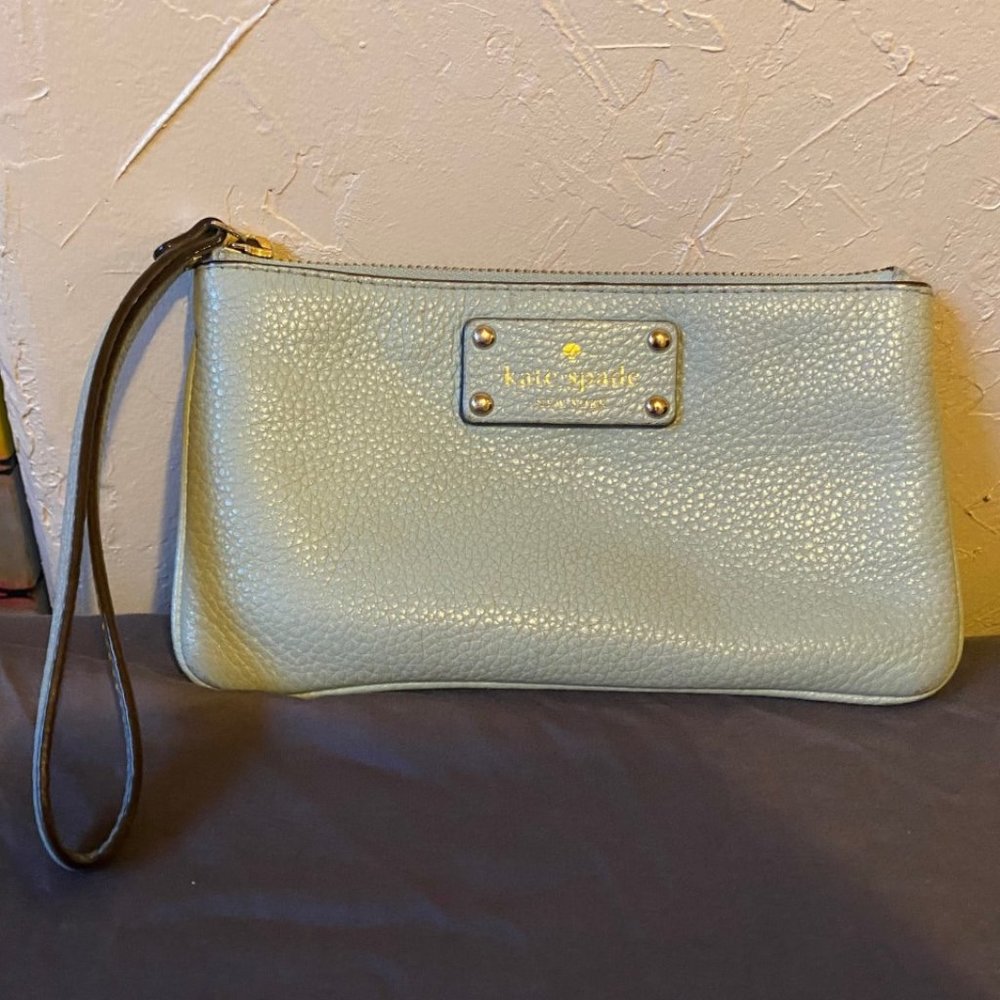 Mint Kate Spade Wristlet